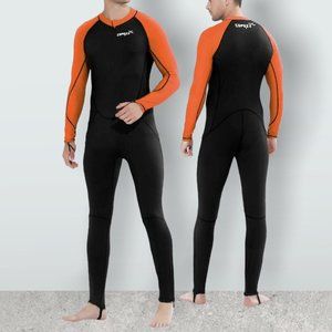 Copozz Diving Suit neon black suit skin full body swim sz XL